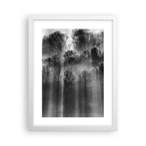 Plakat w białej ramie - W strumieniach światła - 30x40 cm
