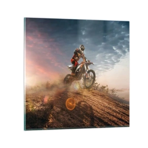 Obraz na szkle - Po zwycięstwo - 60x60 cm