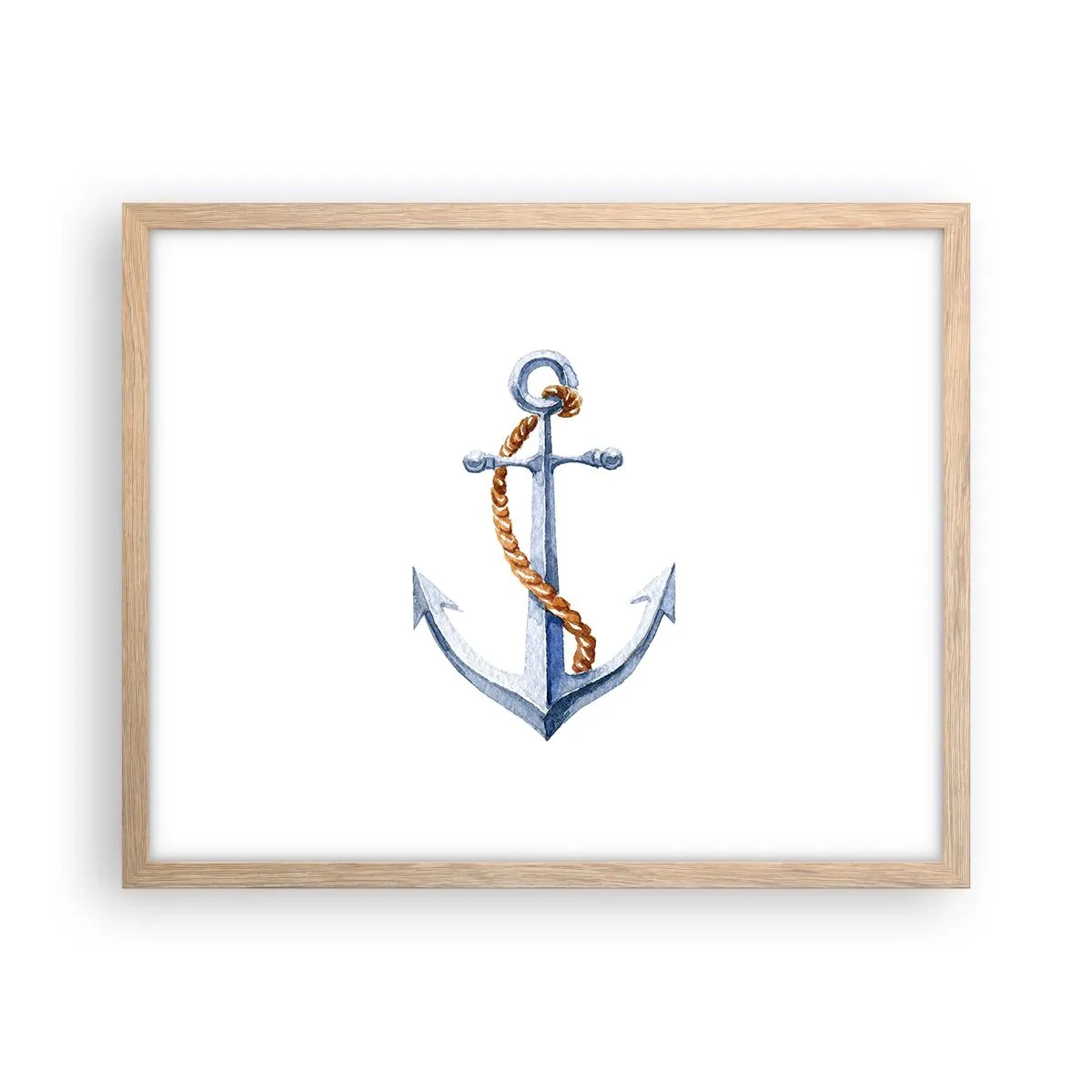 Plakat w ramie jasny dąb - Ahoj przygodo! - 50x40 cm