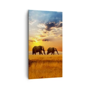 Obraz na płótnie - Rodzinna przechadzka - 55x100 cm