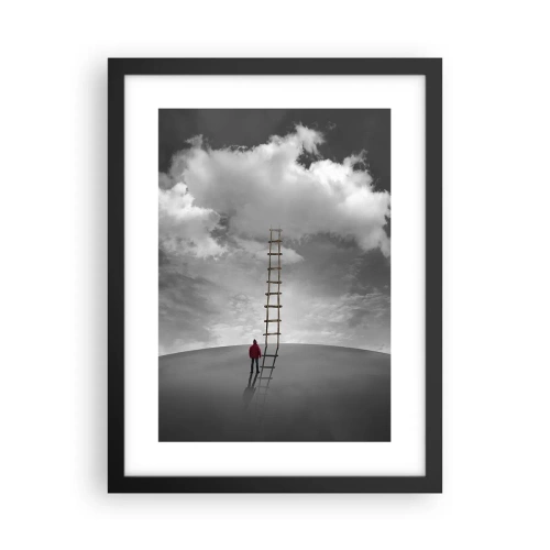 Plakat w czarnej ramie - Wszystko możliwe - 30x40 cm