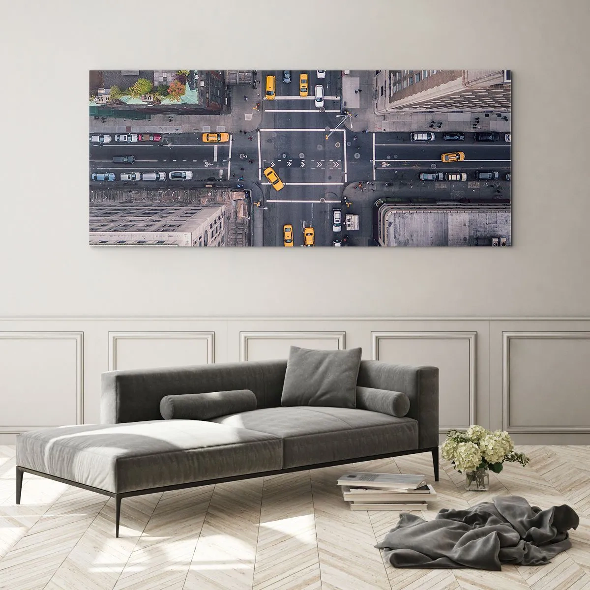 Obraz na szkle - Prosty wybór - 100x40 cm