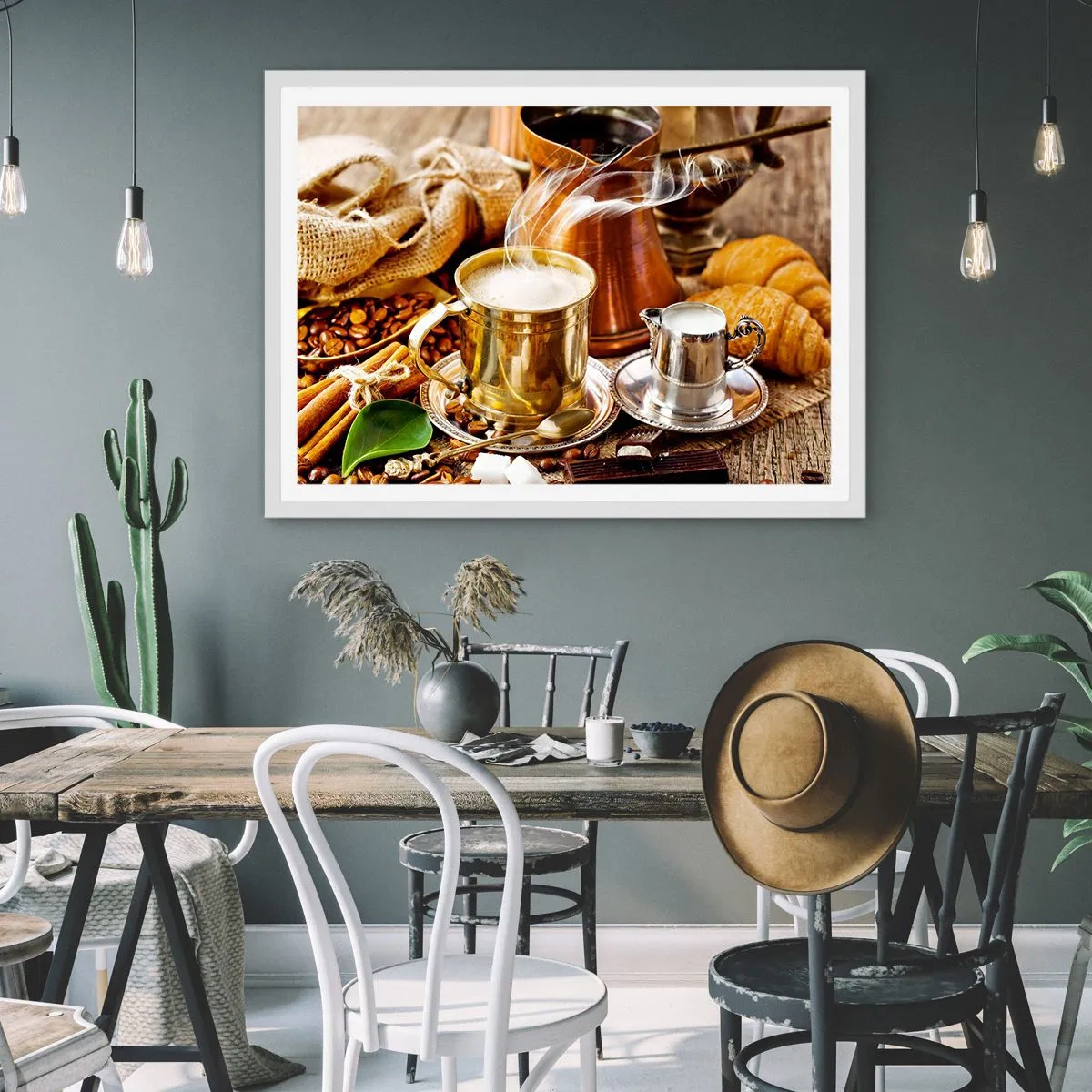 Plakat w białej ramie - Miłego dnia! - 91x61 cm