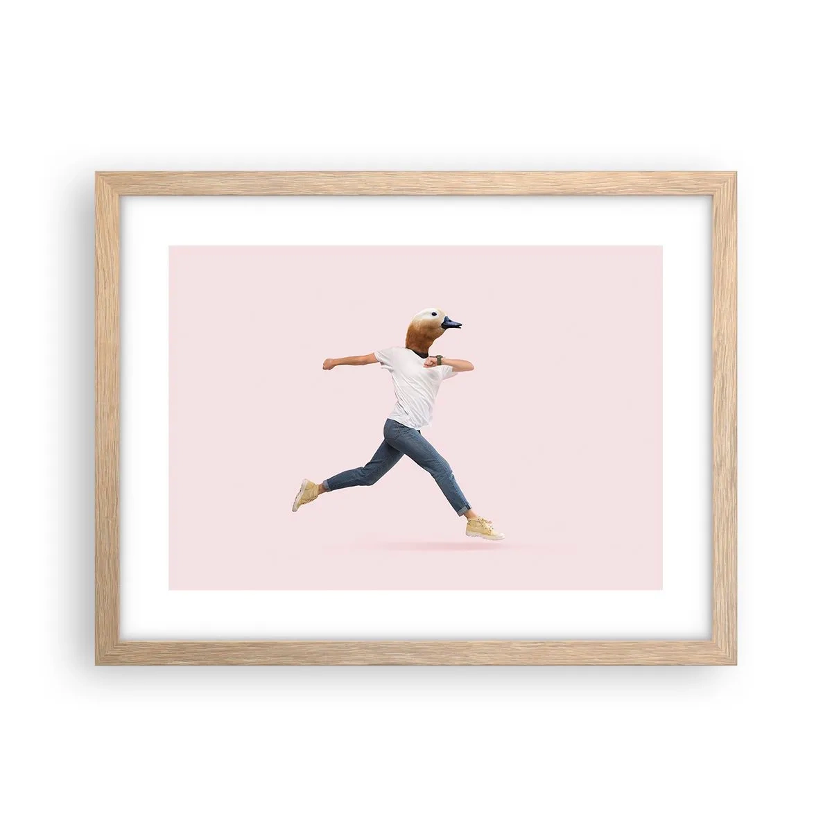 Plakat w ramie jasny dąb - Szczypta absurdu - 40x30 cm