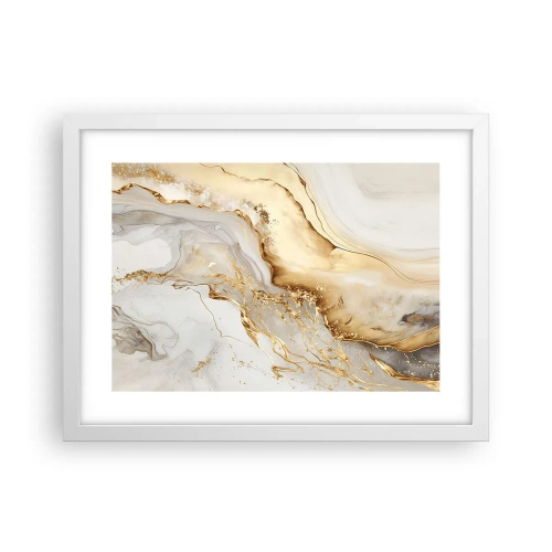 Plakat w białej ramie - Abstrakcja: piękno i dobro - 40x30 cm