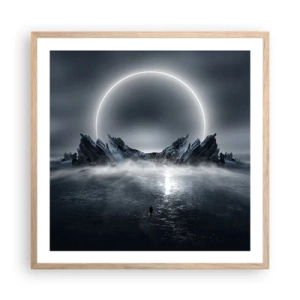 Plakat w ramie jasny dąb - Finał opowieści - 60x60 cm