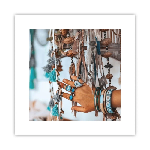 Plakat - Lokalne skarby - 30x30 cm