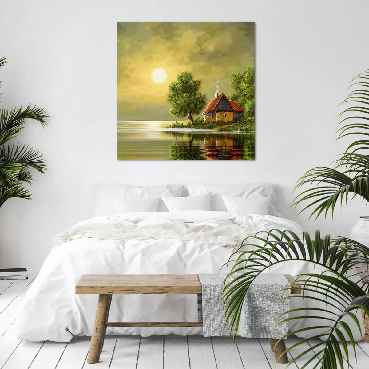 Obraz na płótnie - Pięknie, jak z obrazka - 70x70 cm