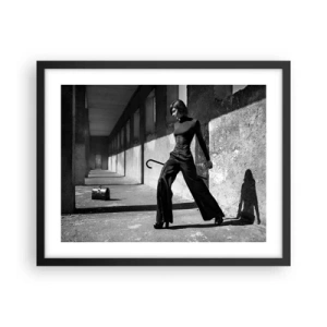 Plakat w czarnej ramie -  Miejska elegancja - 50x40 cm