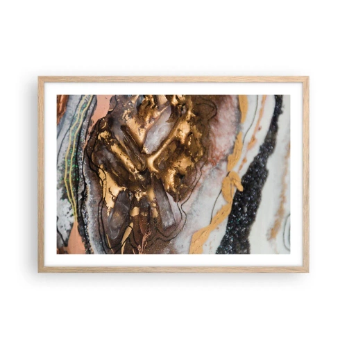 Plakat w ramie jasny dąb - Żywioł ziemi - 70x50 cm