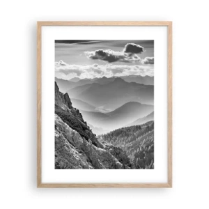 Plakat w ramie jasny dąb - Aż po horyzont - 40x50 cm