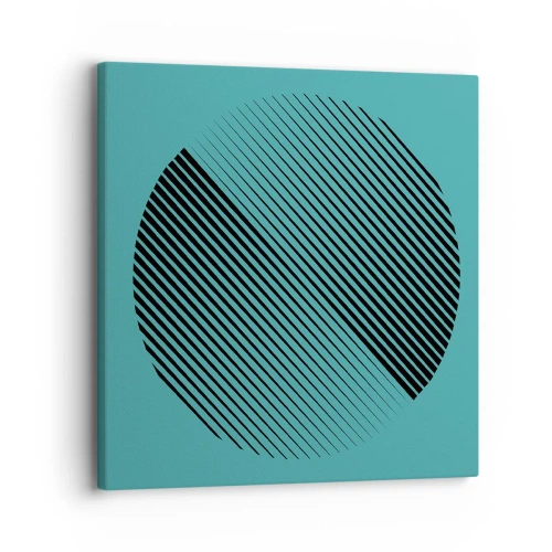 Obraz na płótnie - Koło – geometryczna wariacja - 30x30 cm