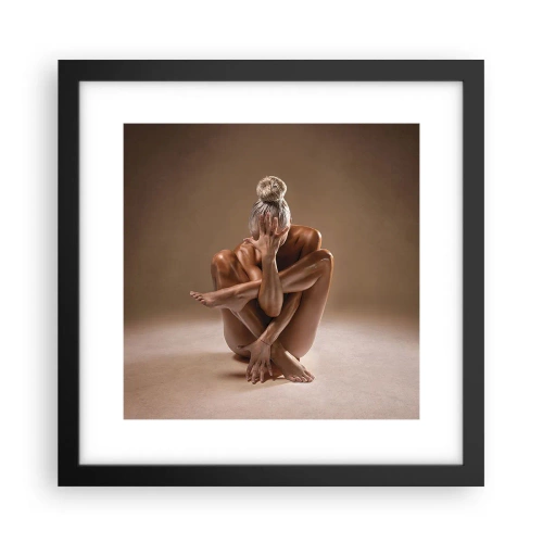Plakat w czarnej ramie - Jedność ciała i ducha - 30x30 cm