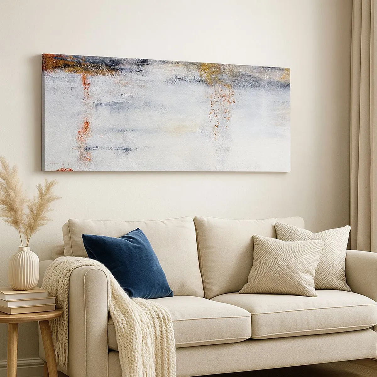 Obraz na płótnie - Za powietrza zasłoną - 100x40 cm