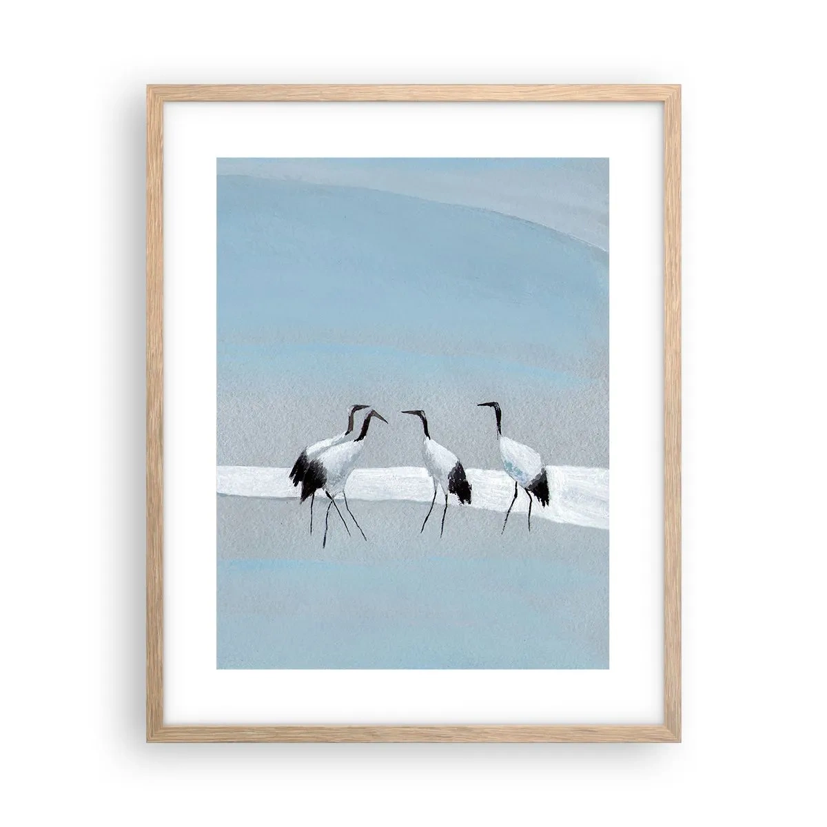 Plakat w ramie jasny dąb - Po gorącym dniu - 40x50 cm