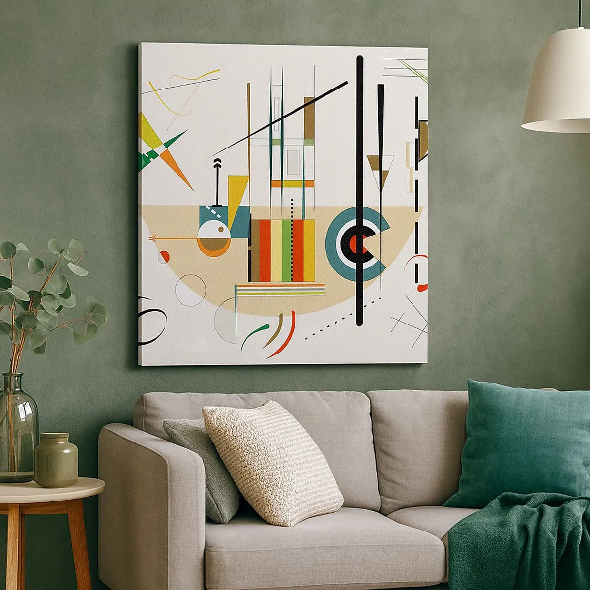 Obraz na płótnie - I świat się śmieje - 30x30 cm