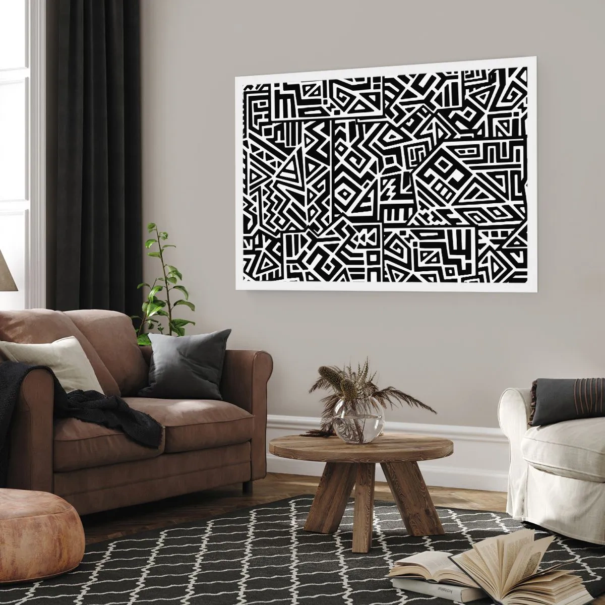 Plakat - Kompozycja prekolumbijska - 50x40 cm