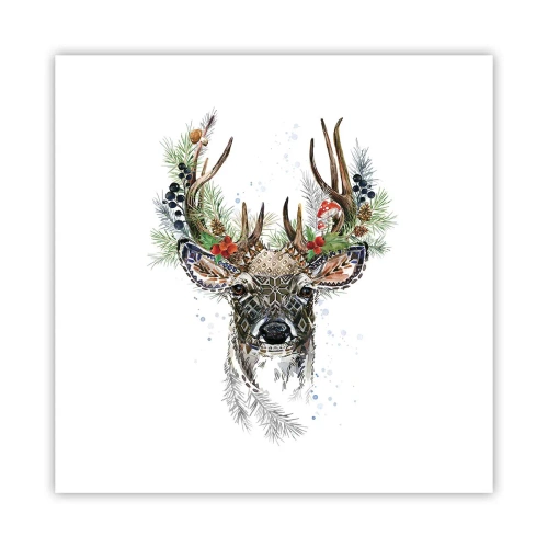 Plakat - W świątecznej szacie - 40x40 cm