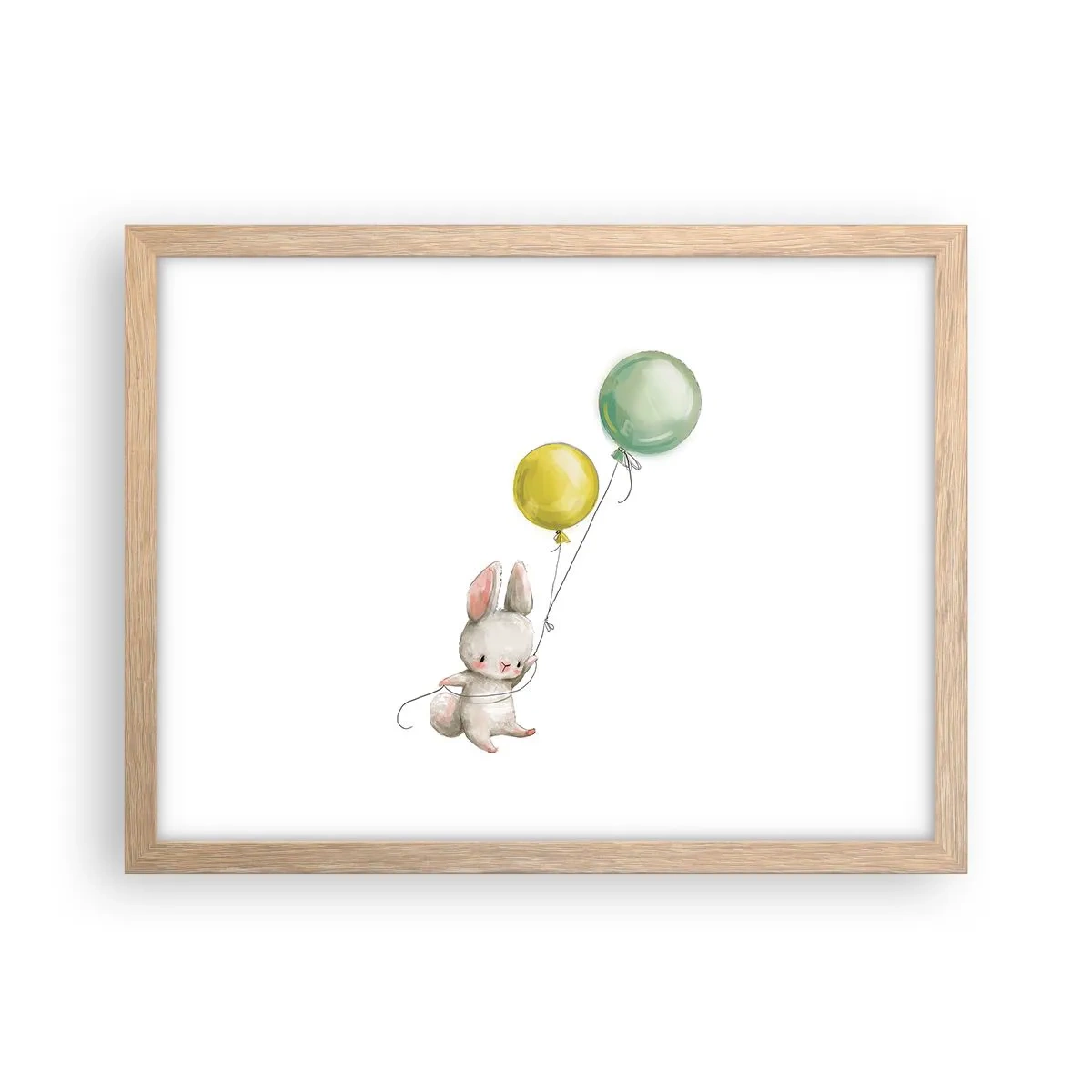 Plakat w ramie jasny dąb - Też polecę! - 40x30 cm