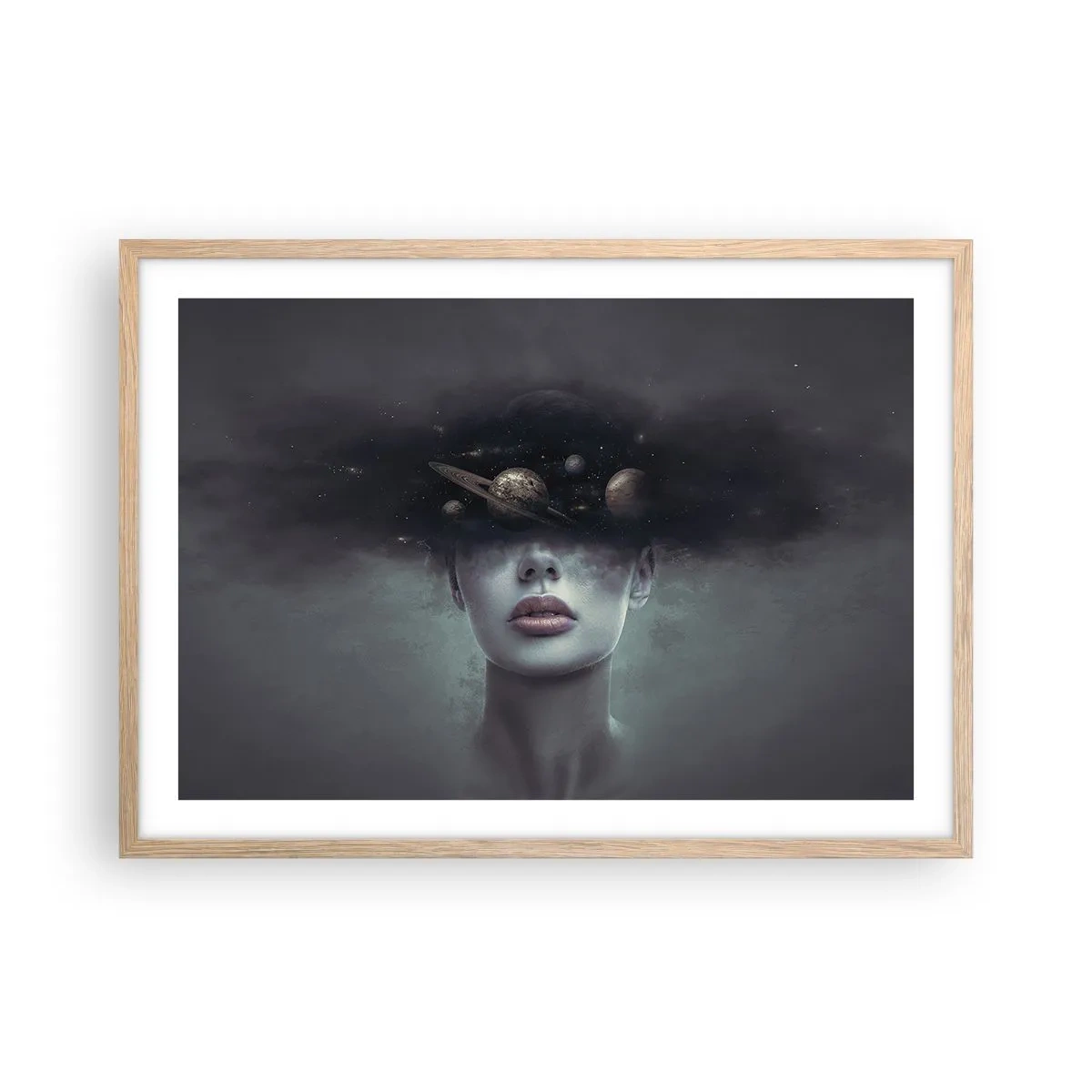 Plakat w ramie jasny dąb - A planety szaleją… - 70x50 cm