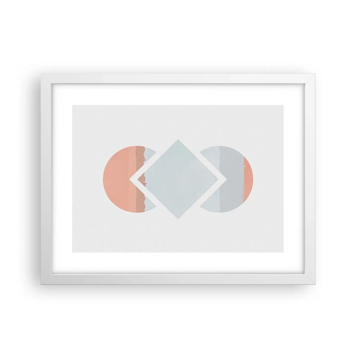 Plakat w białej ramie - Sytuacja jest jasna - 40x30 cm