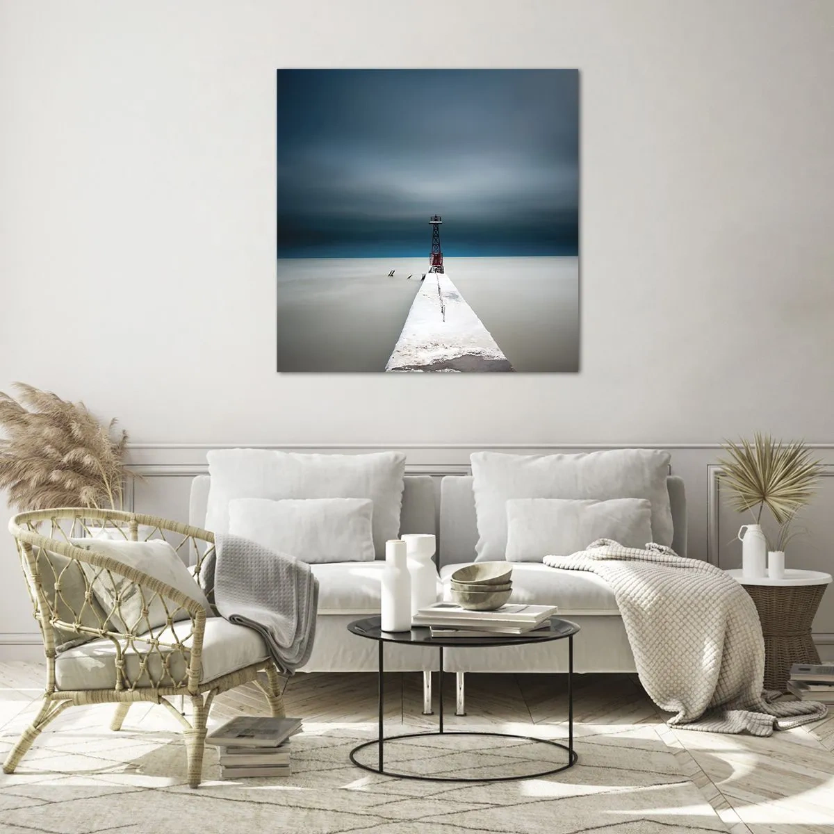 Obraz na szkle - Na spotkanie bezkresu - 70x70 cm