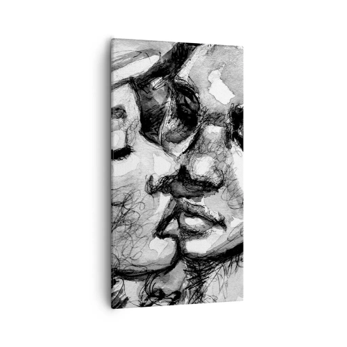 Obraz na płótnie - Czuła chwila - 55x100 cm