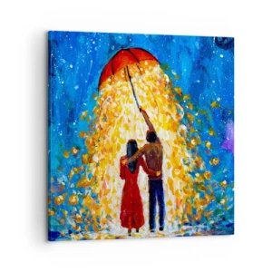 Obraz na płótnie - Magia deszczowego wieczoru? - 60x60 cm