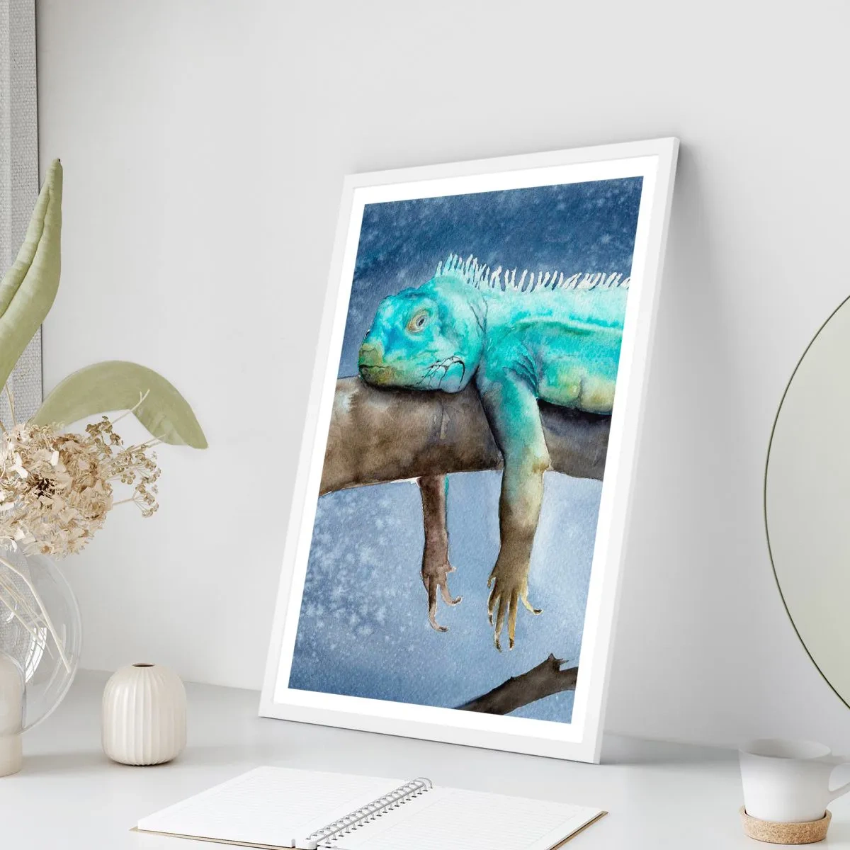 Plakat w białej ramie - Jest dobrze! - 50x70 cm
