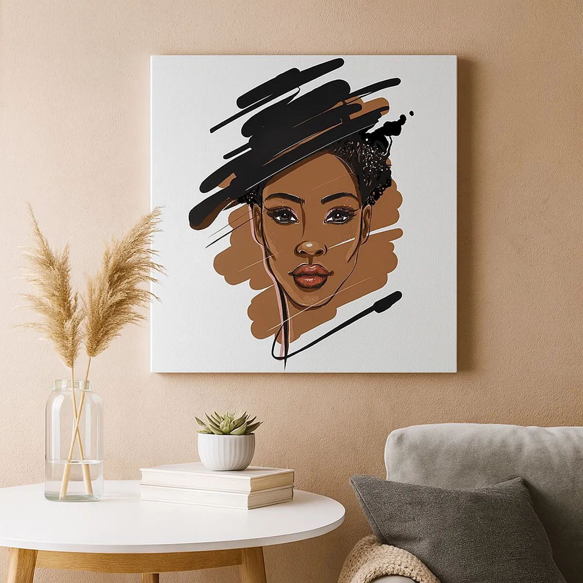 Obraz na płótnie - Słodka jak czekolada - 30x30 cm