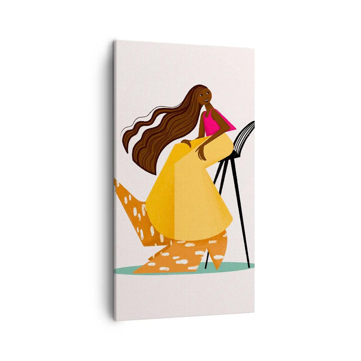 Obraz na płótnie - Moda to też zabawa - 45x80 cm