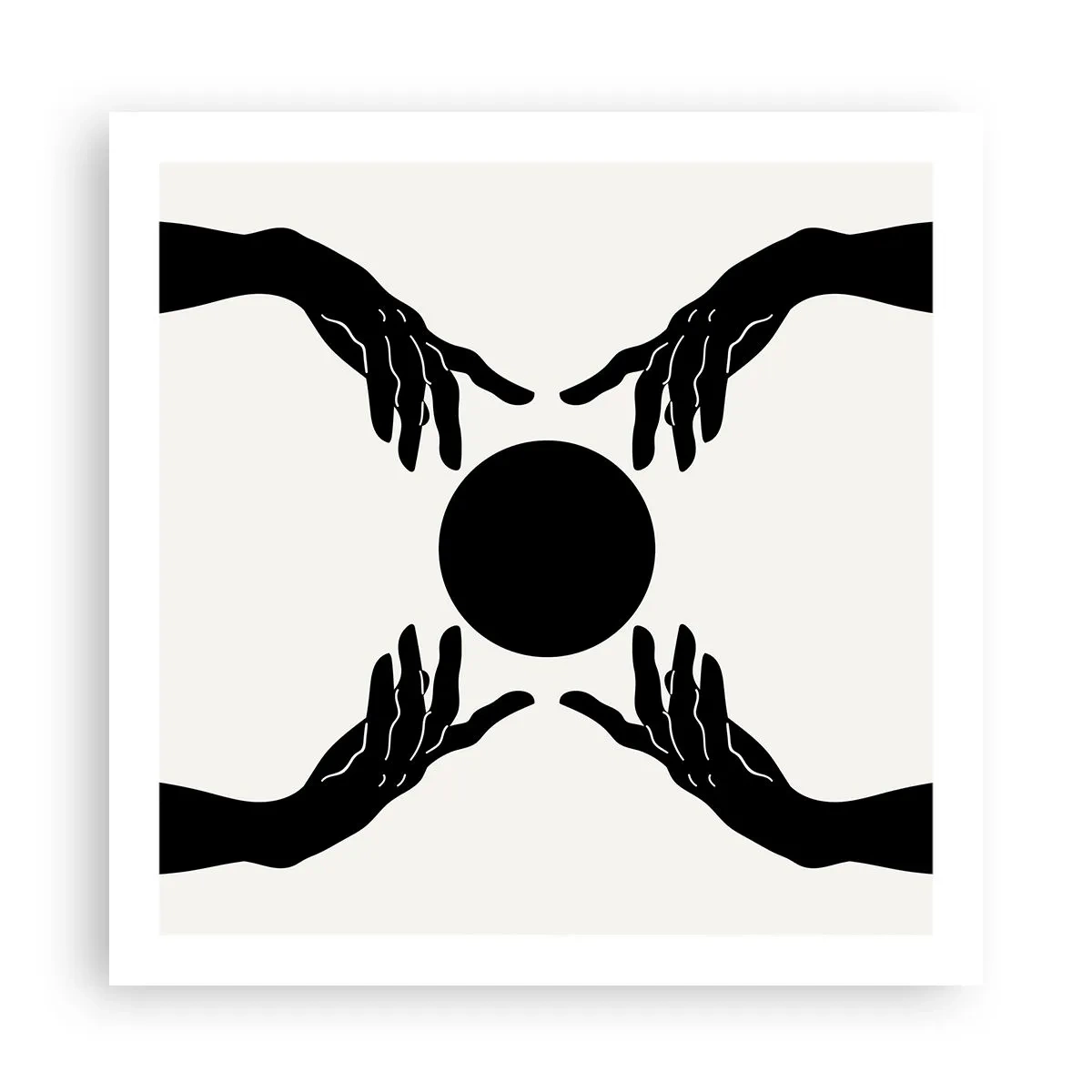 Plakat - Tajemny znak - 60x60 cm