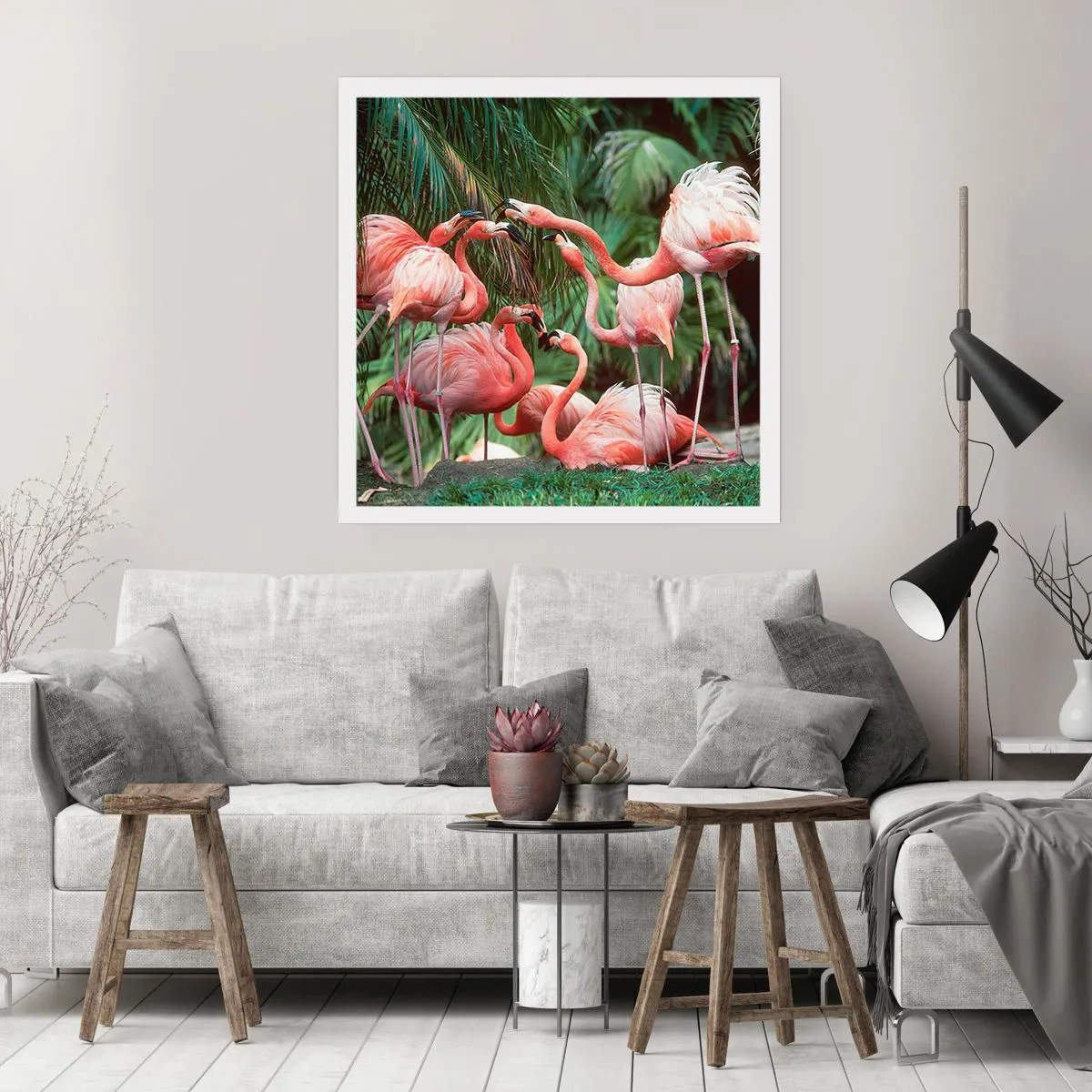 Plakat - Popołudniowe ploteczki - 30x30 cm