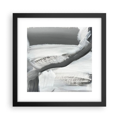 Plakat w czarnej ramie - Zdecydowanym ruchem - 30x30 cm