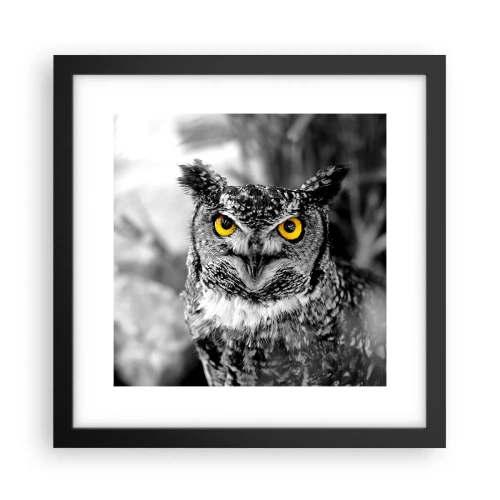 Plakat w czarnej ramie - Nic się nie ukryje - 30x30 cm