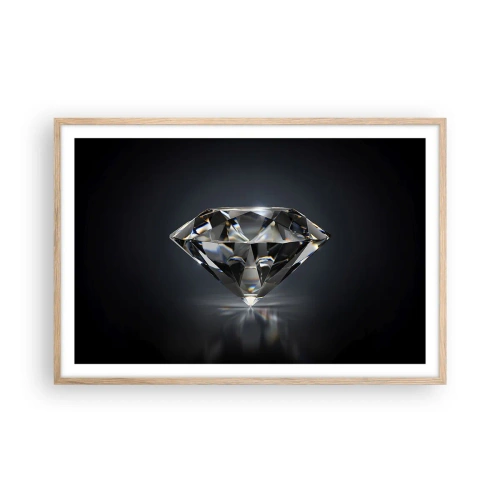 Plakat w ramie jasny dąb - Best girls friend - 91x61 cm