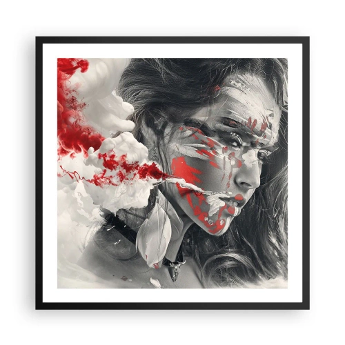 Plakat w czarnej ramie - W oparach absurdu - 60x60 cm