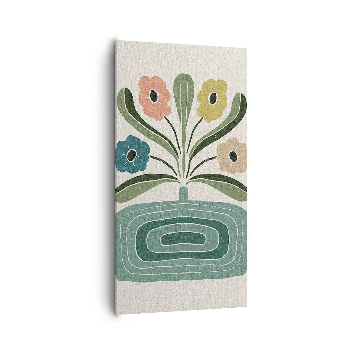 Obraz na płótnie - Bukiet symetryczny - 65x120 cm