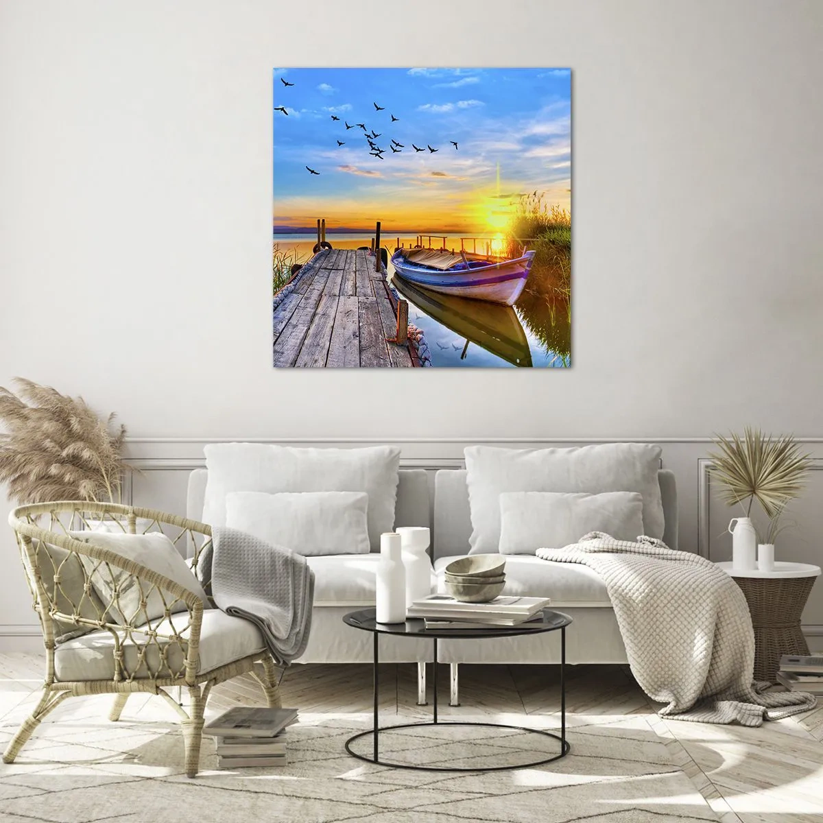 Obraz na szkle - Do widzenia, do jutra - 60x60 cm