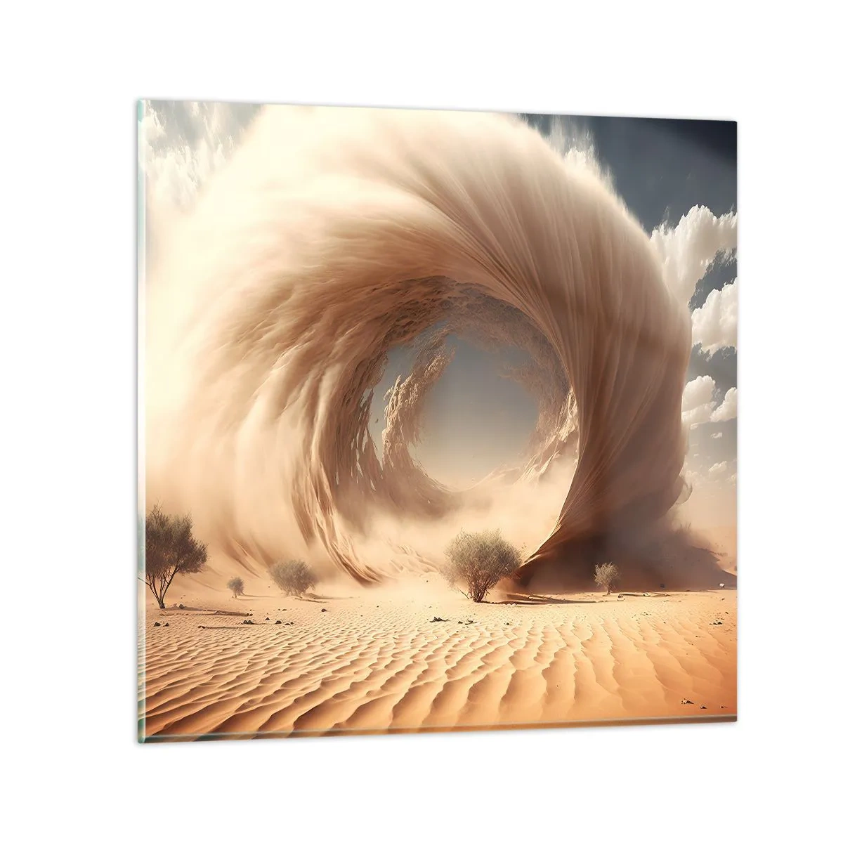 Obraz na szkle - Otwarty portal - 70x70 cm