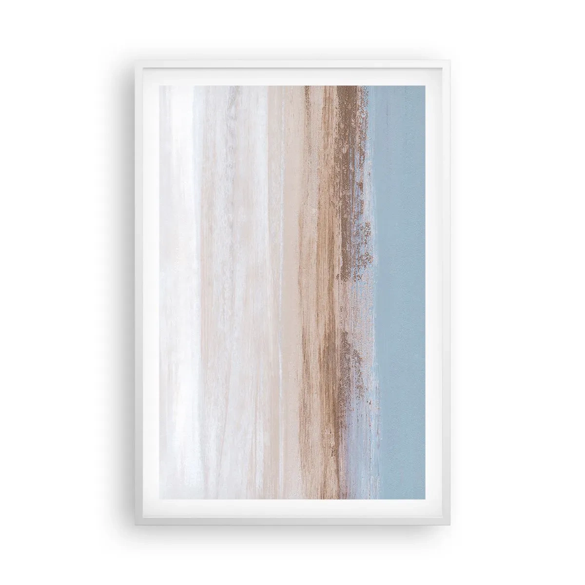 Plakat w białej ramie - Niejednoznaczny pejzaż - 61x91 cm