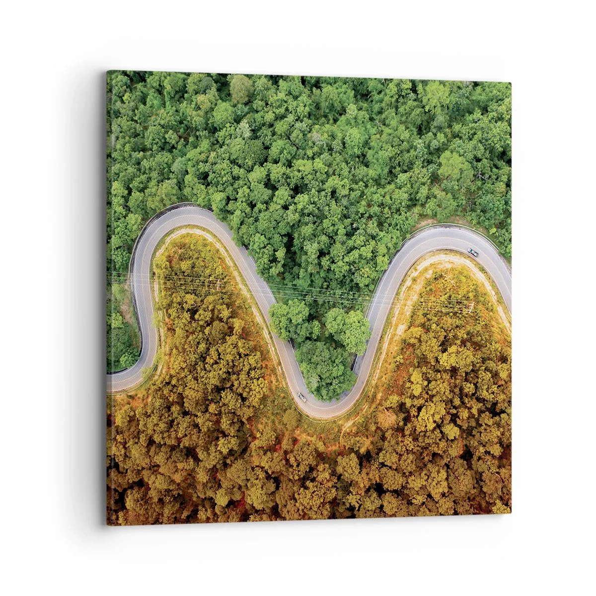 Obraz na płótnie - Granice i przełomy - 70x70 cm
