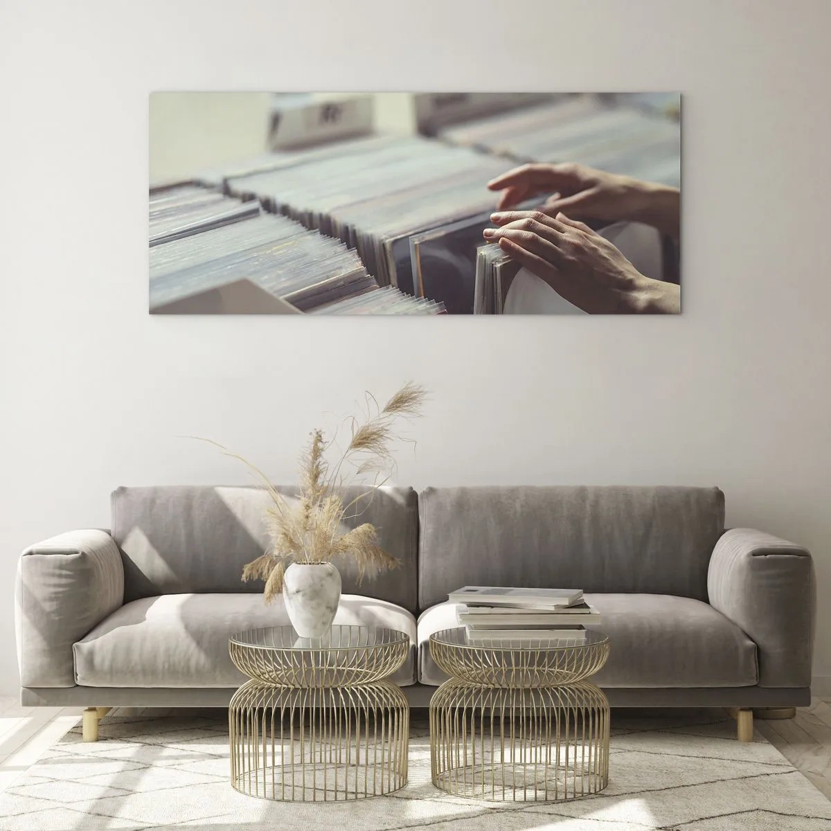 Obraz na szkle - W poszukiwaniu wzruszeń - 90x30 cm