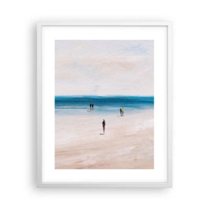 Plakat w białej ramie - Naturalna potrzeba - 40x50 cm