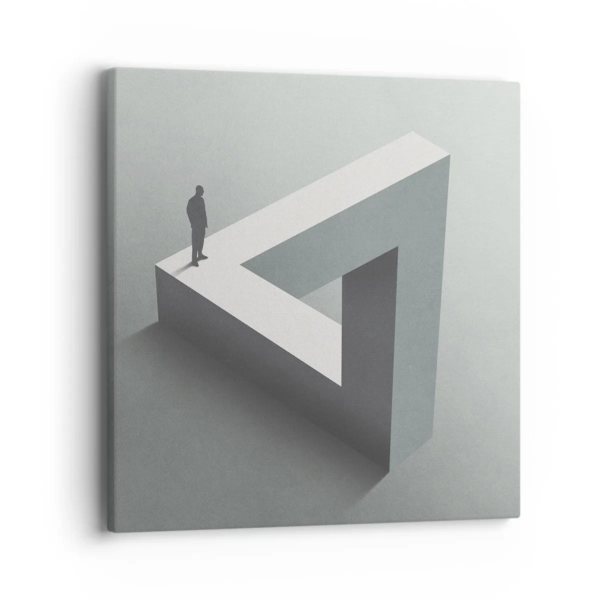 Obraz na płótnie - A jednak możliwe - 40x40 cm