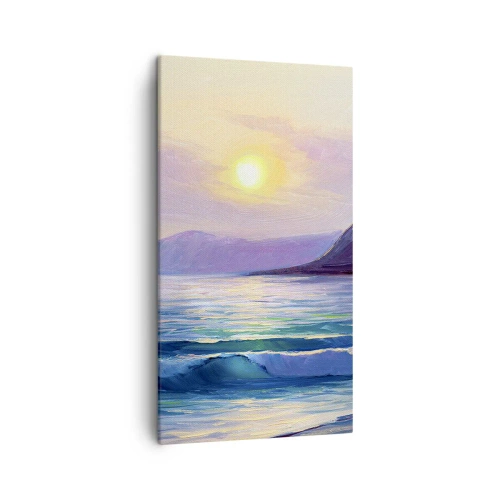 Obraz na płótnie - Kryształ wody i powietrza - 45x80 cm