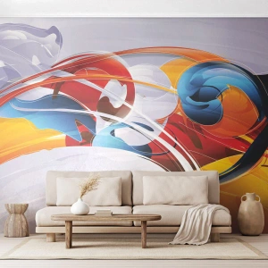 Fototapeta Standard Eco - Taniec żywiołów - Abstrakcja, Sztuka, Grafika - 400x280 cm