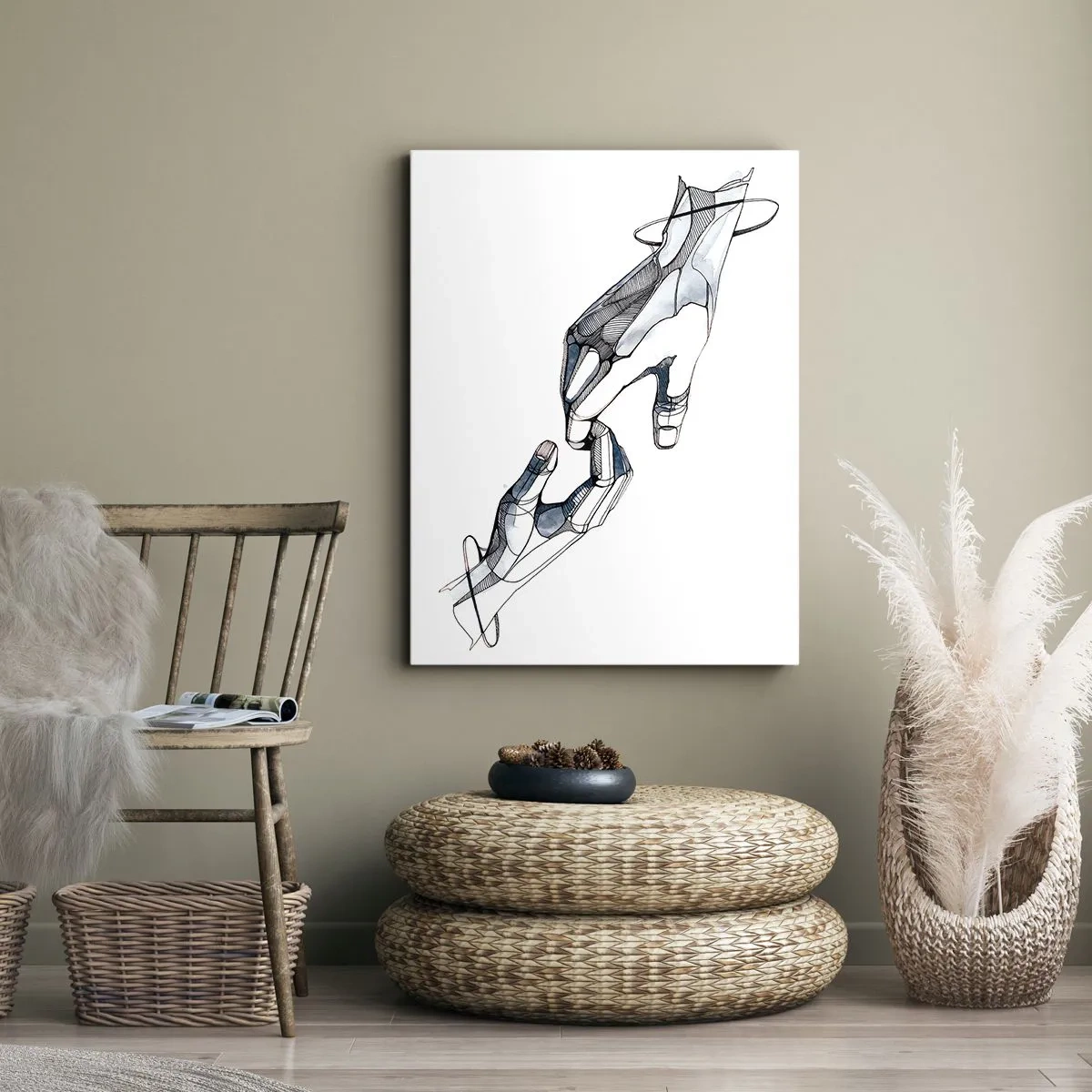 Obraz na płótnie - Dobry gest - 65x120 cm