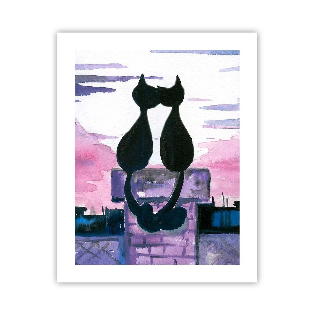 Plakat - Rendez-vous pod księżycem - 40x50 cm