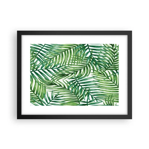 Plakat w czarnej ramie - Pod zielonym baldachimem - 40x30 cm